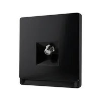 Tronic IEC Female TV Socket - Black Finish