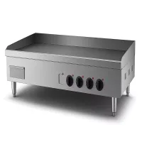 Commercial Industrial Electric Griddle 12kW, Extra-Large 1200mm Heavy-Duty Flat Top Grill, Professional Stainless Steel Commercial Griddle WG-48