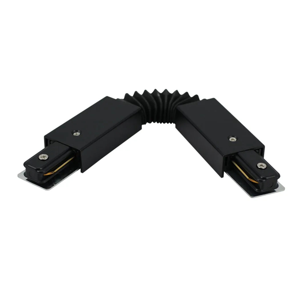 Tronic Black Tracklight Connector with 2 Wires