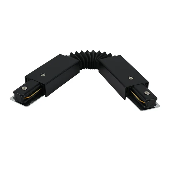 Tronic Black Tracklight Connector with 2 Wires