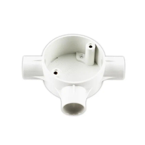 Tronic Junction Circular Box 3 Way - 20mm