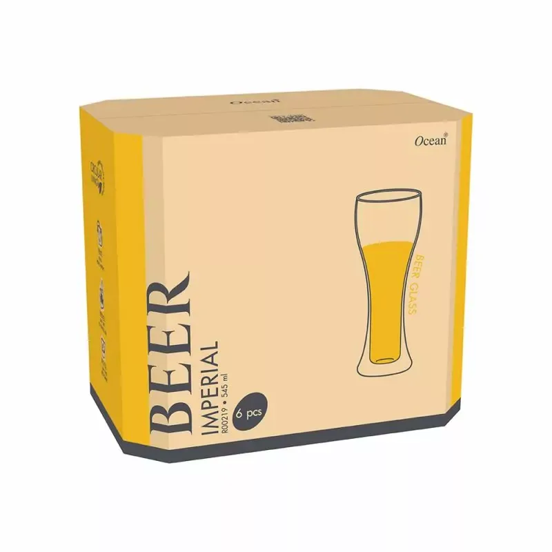 Ocean Glass 6pc Imperial 545ml Classic Beer 3r0021906g0002