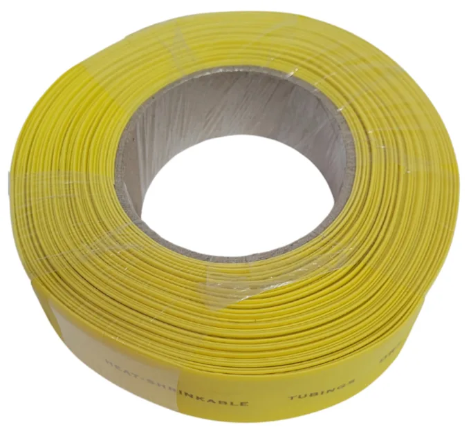Tronic Yellow Heat Shrinkable Tubing 20Mm 100Mtr