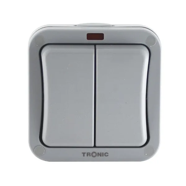 Tronic Waterproof 2 Gang 2 Way Switch