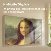 Hisense 65" Class QLED 4K Canvas Smart TV - , Dolby Vision HDR Google 144Hz, Art Mode, Anti-Glare Panel, Hi-Matte Display, Frame & UltraSlim 65S7N