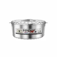 Nadstar Jumbo Stainless Steel Hotpot Redberry 15000ml Insulated Food Warmer Serving Casserole