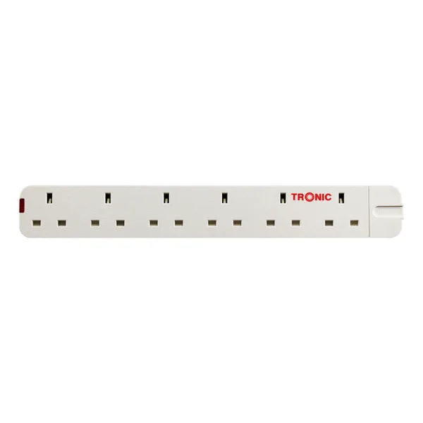 Tronic 6 Way Extension Socket