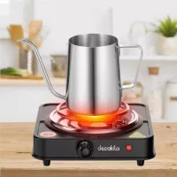 Decakila Coil Plate Single 1000W Heat Setting Stainless Burner KECC001B
