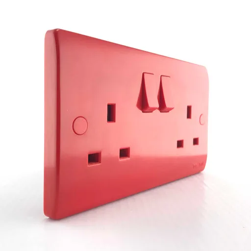 Tronic Twin Red Standard Socket
