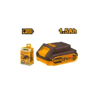 Ingco Lithium-Ion Battery Pack 12V 1.5Ah with LED Battery Power Indicator FBLI12151