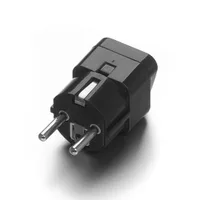 Tronic Black Universal Adaptor Traveler 16Amps EU