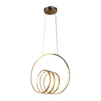 Tronic Golden Ring Cluster Pendant Light - 70W LED