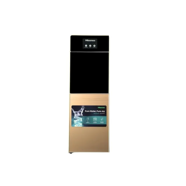 Hisense Water Dispenser with Refrigerator Hot & Cold 3.4L, Top Loading, Compressor Cooling, 580W Heating H97WDTTB3S1