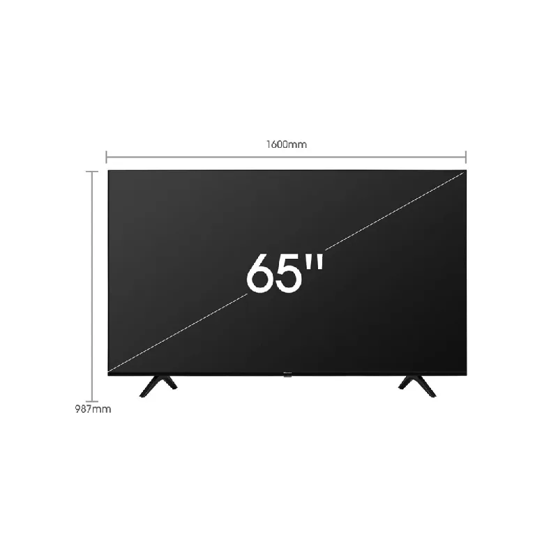 Hisense 65" LED UHD 4K Smart TV with Dolby Vision, 4K AI Upscaler, Voice Control, Precision Color, VIDAA 65A6Q