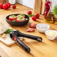 Tefal Ingenio Garlic Press 19x4 cm Removable Grid Stainless Steel Award Winning Design K2072614