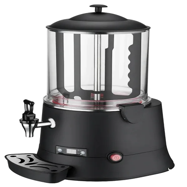 Commercial Electric Hot Chocolate Machine 10L , Digital LED Display, 500W Professional Beverage Dispenser CH10L