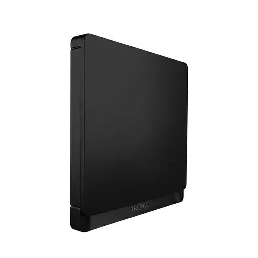 Tronic Blank Faceplate - 1 Gang, Black