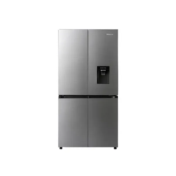 Hisense Cross Door Refrigerator with Water Dispenser 392L, Inox, H525FI-WD