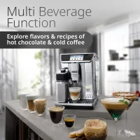 Delonghi PrimaDonna Elite Fully Automatic Espresso Machine 1450W, Automatic Milk Frother ECAM650.85.MS