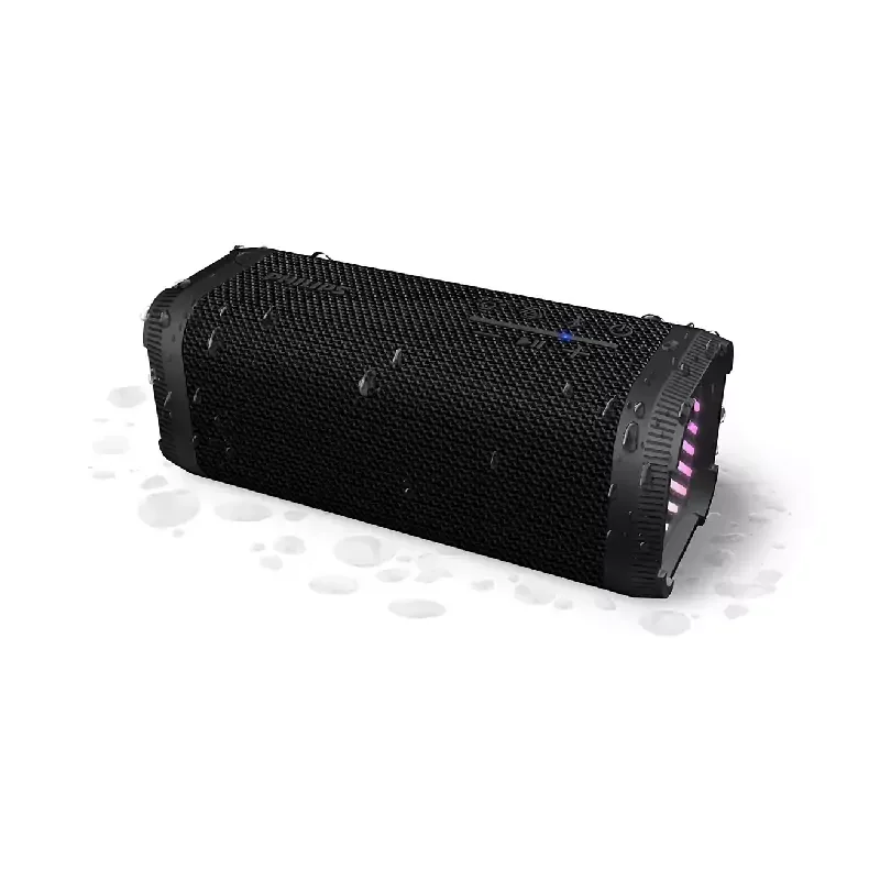 Philips Portable Bluetooth Speaker 20W, 20H Playtime, Splash Pooof, LED Lightshow, Bass+, Auracast TAS2000B/00