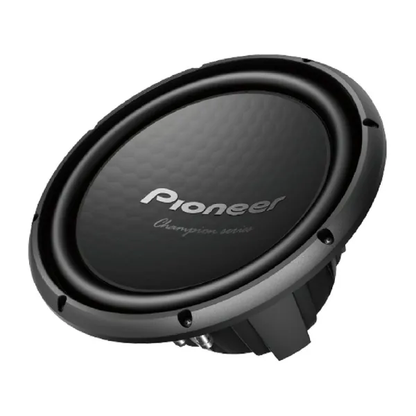 Pioneer Speaker 12" Single Voice Coil, 4 Ohm Component Subwoofer, Suitable for Enclosed Use, 1500 W Max, 400 W Nominal Power TS-W32S4