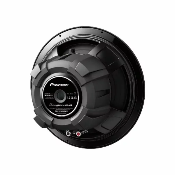 Pioneer Speaker 12" Single Voice Coil, 4 Ohm Component Subwoofer, Suitable for Enclosed Use, 1500 W Max, 400 W Nominal Power TS-W32S4