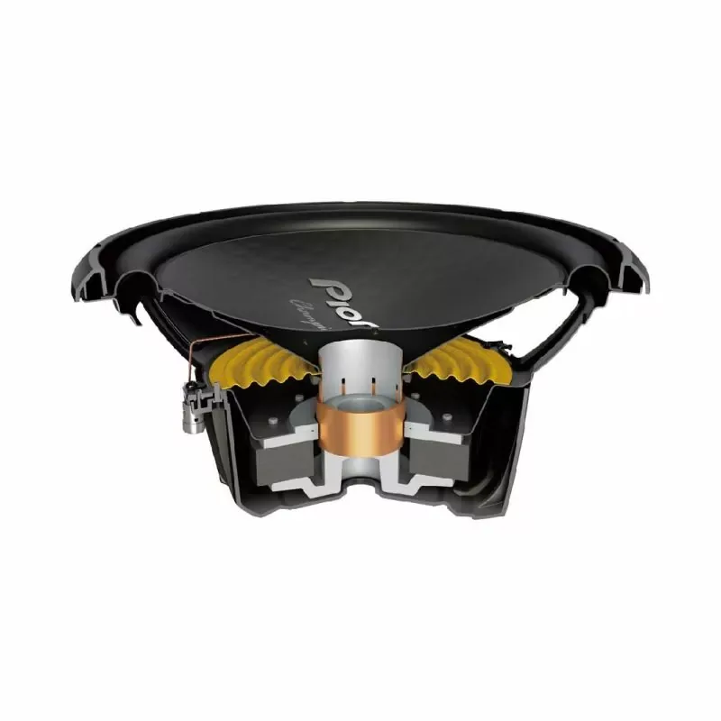 Pioneer Speaker 12" Single Voice Coil, 4 Ohm Component Subwoofer, Suitable for Enclosed Use, 1500 W Max, 400 W Nominal Power TS-W32S4