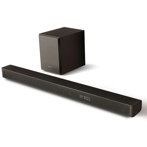 Hisense Sound Bar 3.1CH 280W Bluetooth, Dolby Digital, Dolby Atmos, Wireless 6.5" Subwoofer, Remote Control AX3100G