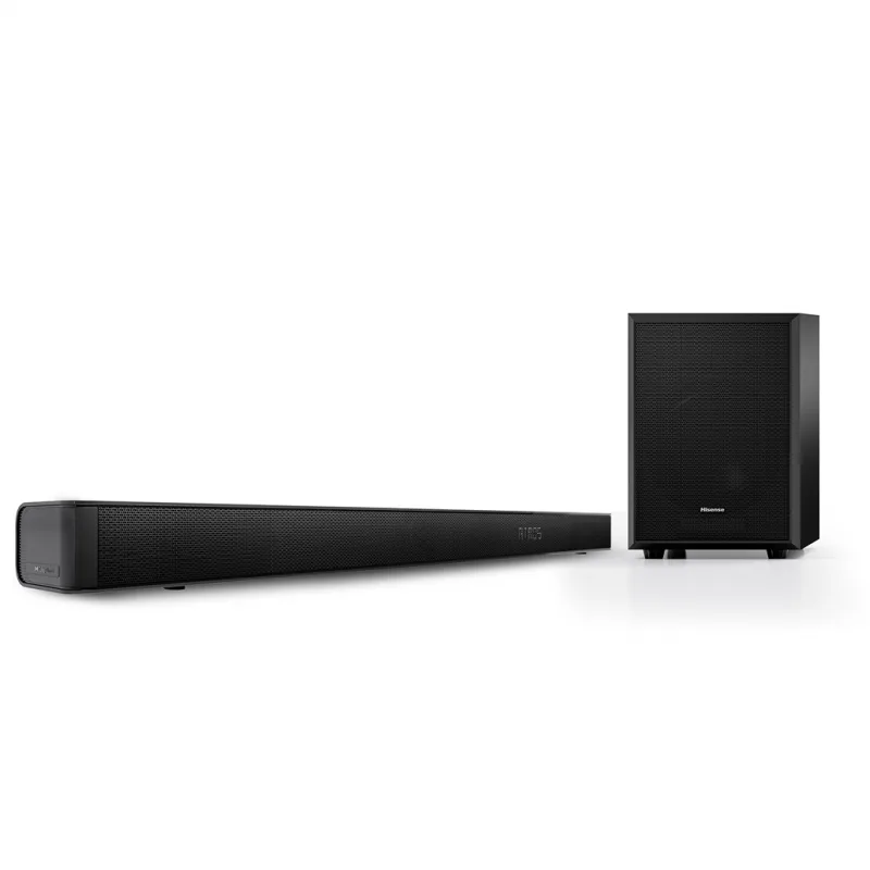 Hisense Sound Bar 3.1CH 280W Bluetooth, Dolby Digital, Dolby Atmos, Wireless 6.5" Subwoofer, Remote Control AX3100G