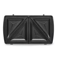 Kenwood Sandwich Toaster 2 Slice 3 in 1 Waffle Grill and Sandwich 750w Smm01.A0bk - Nonstick Grill Plates Cool Touch Handle Detachable Plates Light Indicator