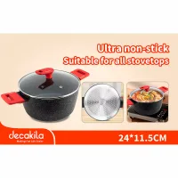 Decakila Casserole 24cm Nonstick Aluminium Coating Forged Kmep015b