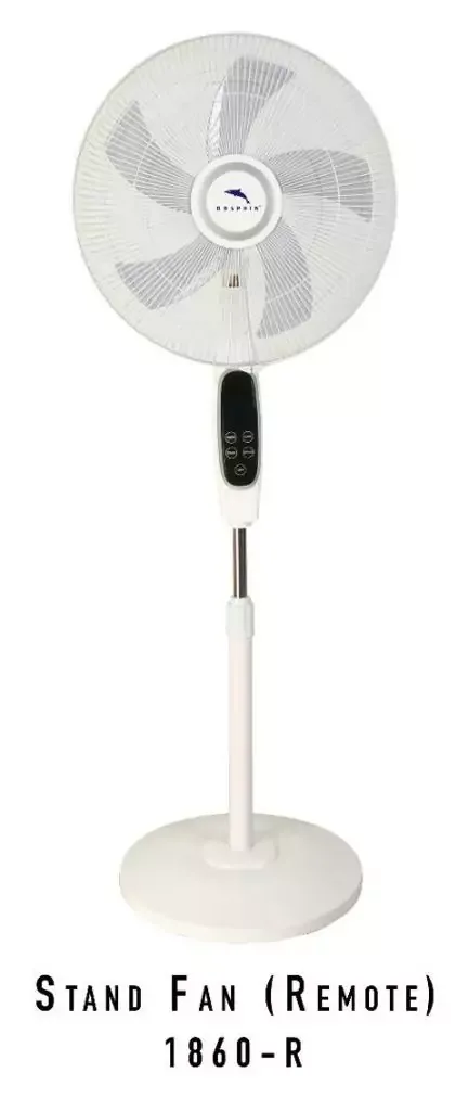 Dolphin Stand Fan with Remote 18" Plastic Blade ME-1860R