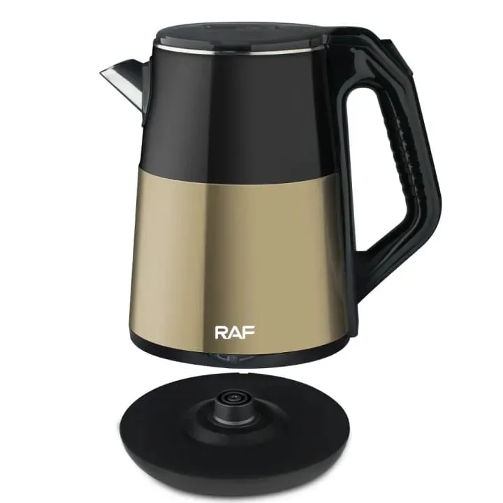 RAF Electric Cordless Kettle 2.5L 2000W, BPA Free Interior, 360° Swivel Base, Automatic Switch Off, High Quality Stainless Steel R.7819 2 RAF Electric Cordless Kettle 2.5L 2000W, BPA Free Interior, 360° Swivel Base, Automatic Switch Off, High Quality Stainless Steel R.7819