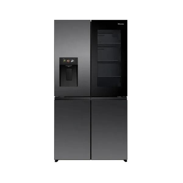 Hisense Refrigerator 615L Multi-Door Smart Fridge with Water & Ice Dispenser RQ9P600GTBN