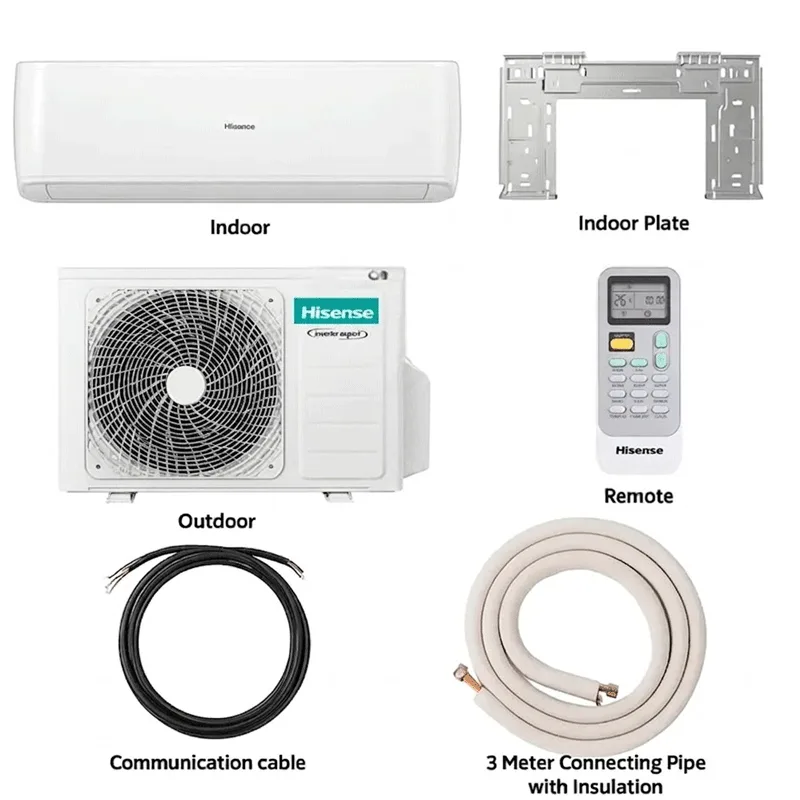 Hisense Wall Split Air Conditioner 18000BTU with WiFi Inverter, Ultra Quiet, Fast Cooling, Energy Saving R32 AS-18TW4