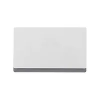 Tronic Ivory Blanking Plate - Screwless Finish, Polycarbonate