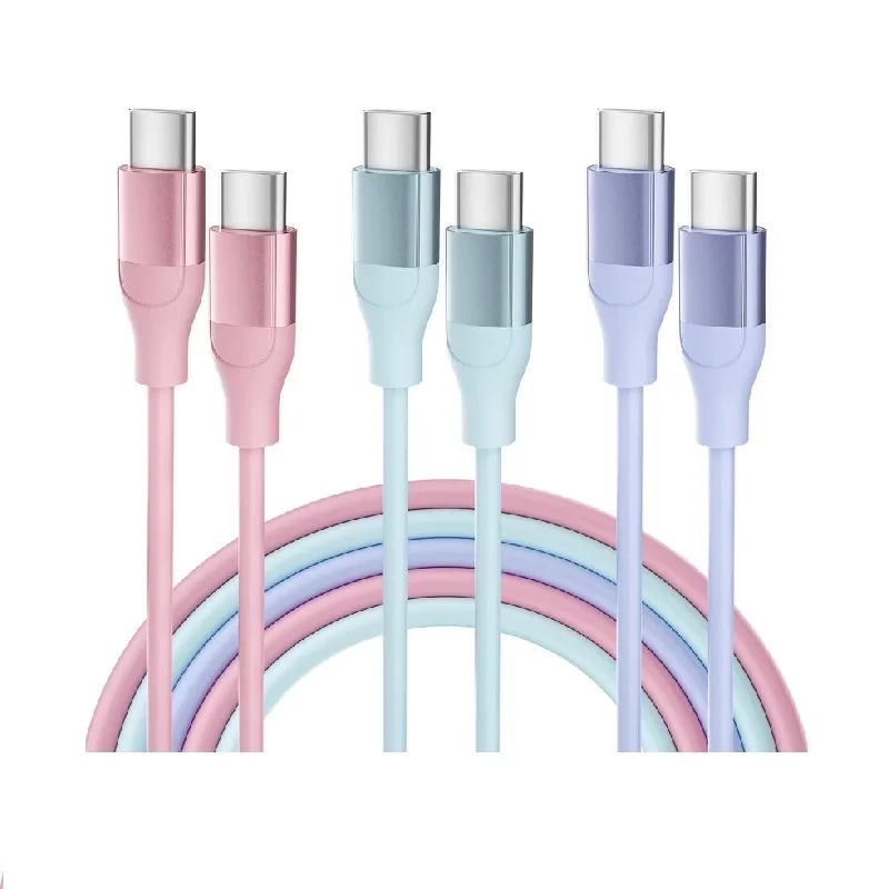 Esse Loop Silicone Type C to C Cable 60W Purple 1.2m ECB-C1260PR0406