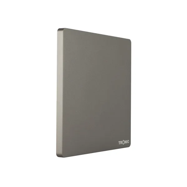 Tronic Grey - 1 Gang Blank Plate