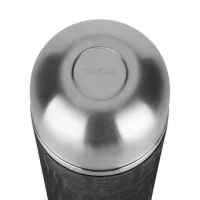 Tefal Senator Vacuum Flask 1L Thermal Bottle Stainless Steel Black Thermal Bottle Break Proof Thermos Insulated Vacuum Flask K3064414