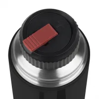 Tefal Senator Vacuum Flask 1L Thermal Bottle Stainless Steel Black Thermal Bottle Break Proof Thermos Insulated Vacuum Flask K3064414