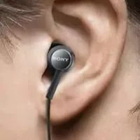 Sony In-Ear Type Headphones, 9 mm, Driver Unit, Neodymium Magnet, 1.2m Cord, Smartphone Compatible for Calls MDR-EX155APWQE