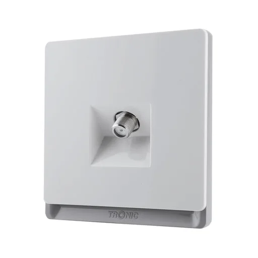 Tronic Satellite TV Socket - Ivory