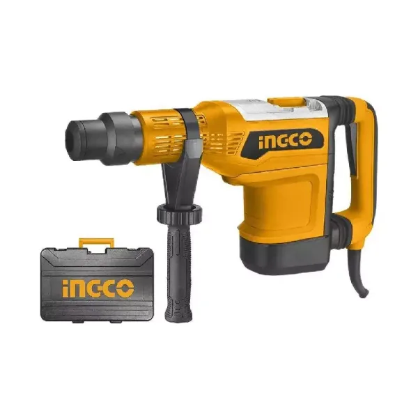 Ingco Rotary Hammer Drill 1700W with SDS Max Chuck System, Variable Speed Control, Chisel Locking System RH1700558