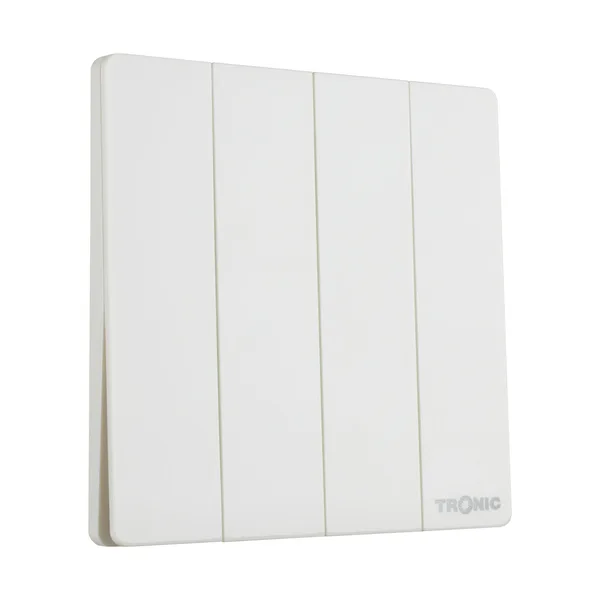 Tronic White Four Gang Two Way Switch
