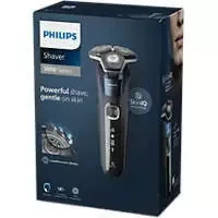 Philips Rechargable Touch Shaver Wet & Dry, SkinIQ Technology, Close-Cut and 360° Flex Shaving Heads, Li-ion Battery, 60min Run Time on 1hr Charge S5885