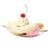 Ocean Ice Cream Glass 6pcs Alaska Banana Split 1P00116L