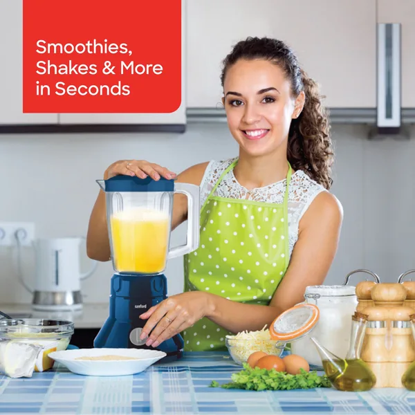 Sanford 2In1 Blender 1.6L Unbreakable Jar 350W - SF6803BR