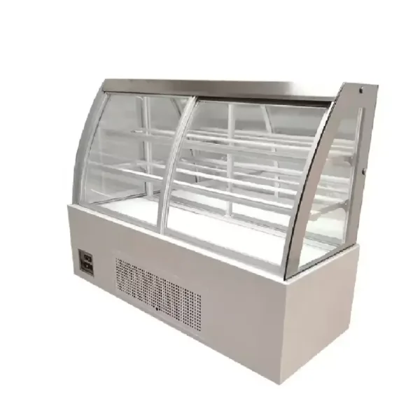 Commercial Electric Cake Showcase 1800mm, Cambered Glass, Front Sliding Doors, 950W WG-XOS 180