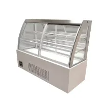 Commercial Electric Cake Showcase 1800mm, Cambered Glass, Front Sliding Doors, 950W WG-XOS 180