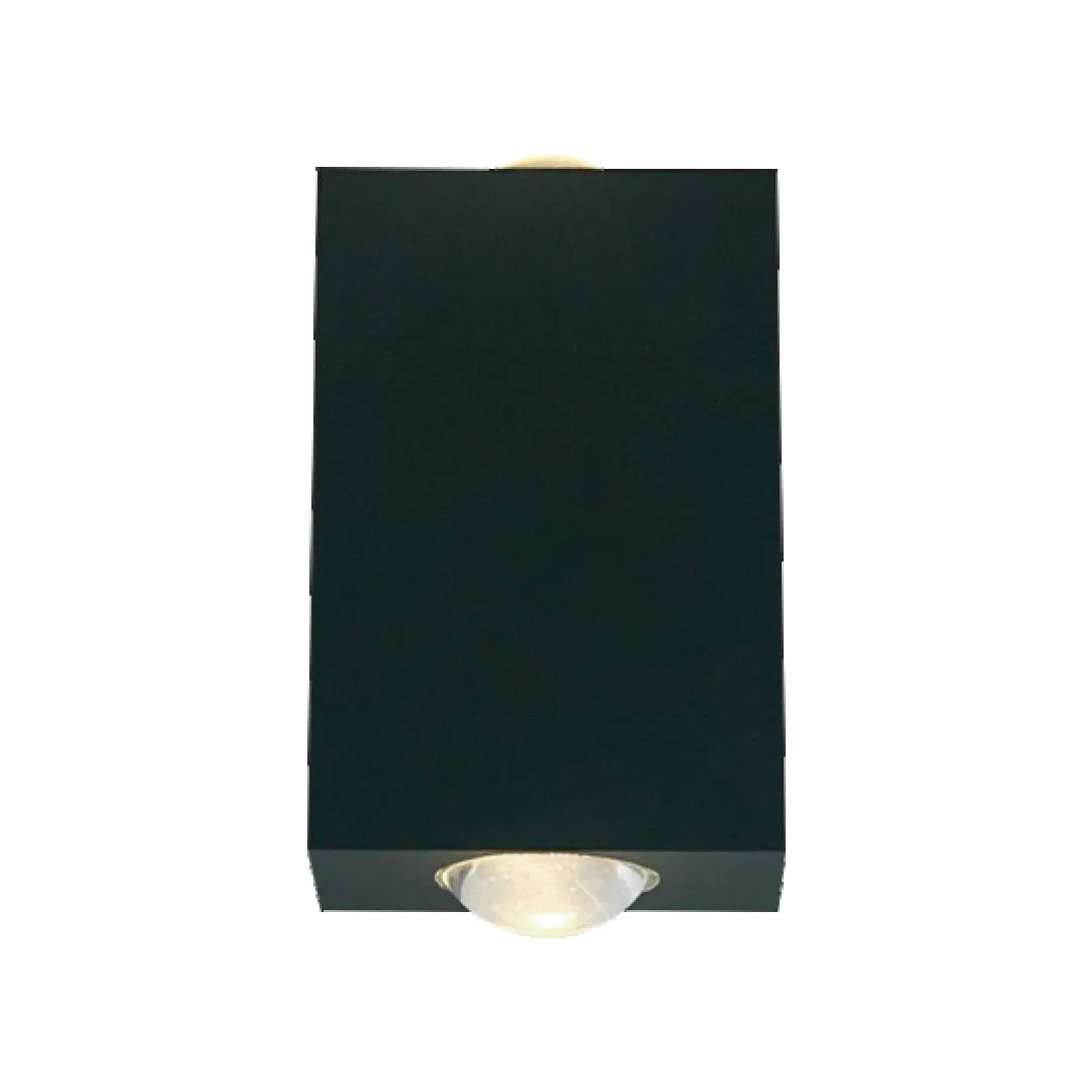 Tronic Black Rectangular Wall Light